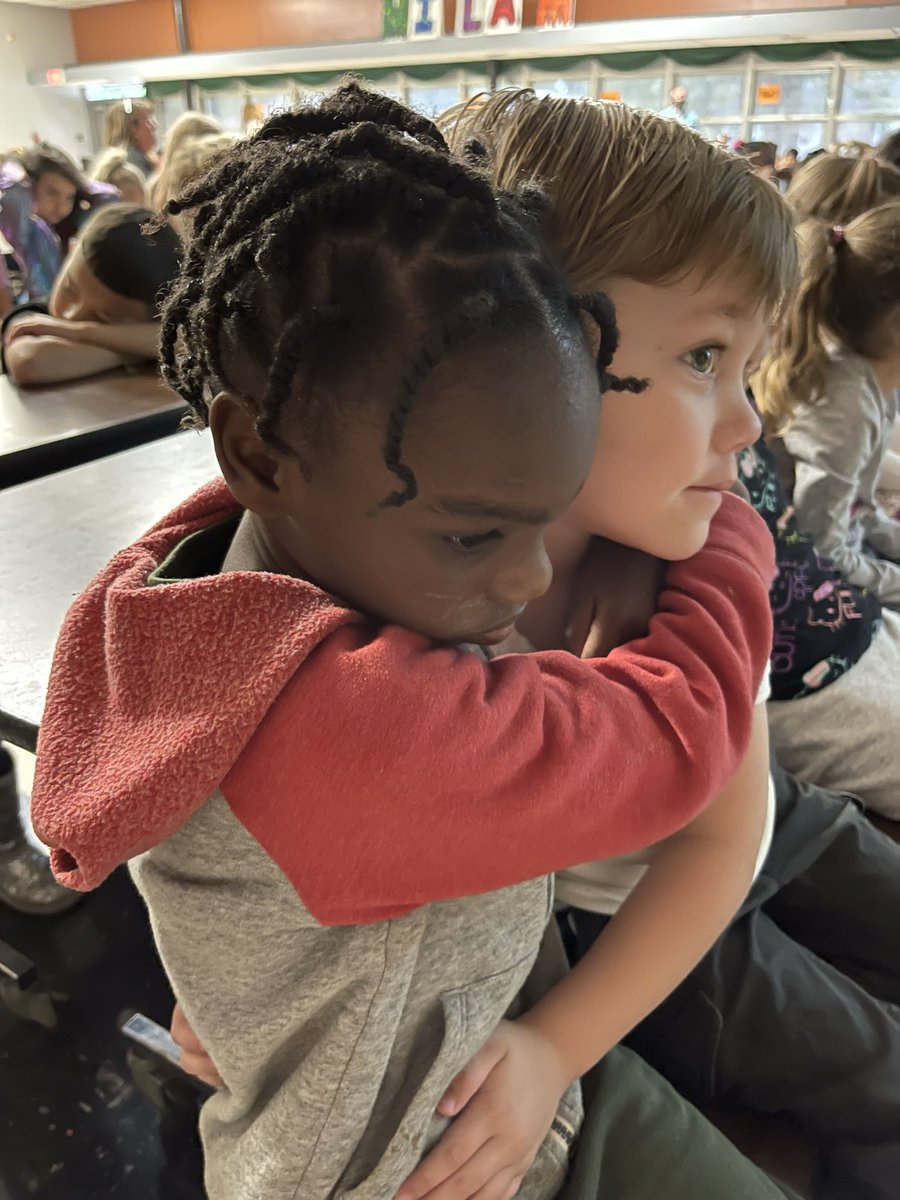 When you get to sit by your best friend during the 9-1-1 presentation ❤️ #allin #iamwfisd <a href="/MilamBengals/">Ben Milam Elementary</a>
