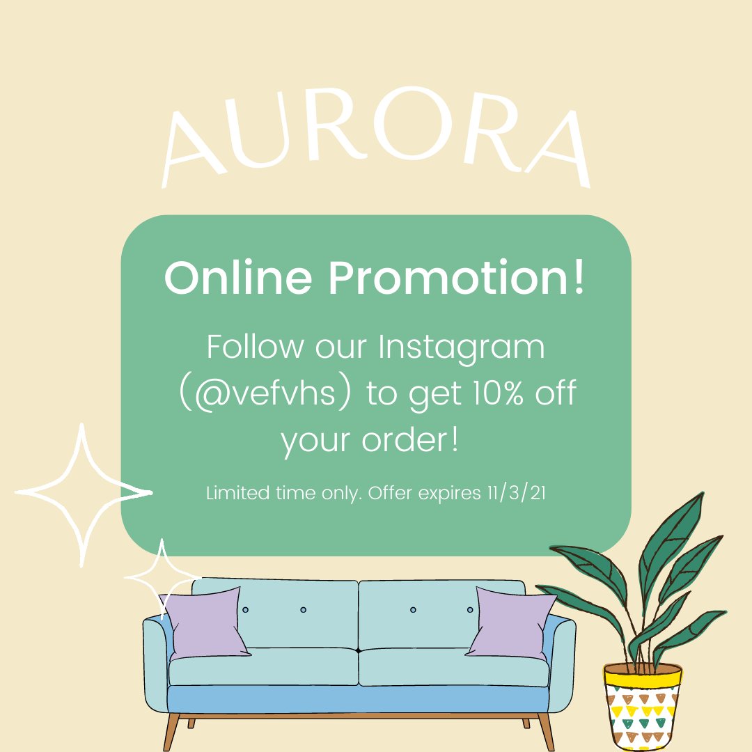 bonsaifvhs's tweet photo. We are super excited to announce our Tradeshow promotion! Make sure to follow us on Instagram (@vefvhs) to get 10% off your order! 🛍️ #virtualenterprise #veinternational #wegotyouraura https://t.co/NfhUomgHTy