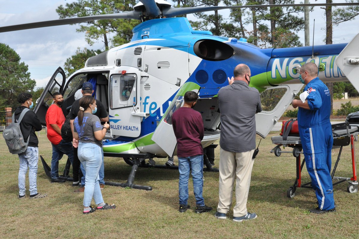 PSRCcte's tweet photo. A special thank you to Cape Fear Valley Flight Team (Life Valley Air) for the Landing Zone class. https://t.co/3H4dco5Z2Q