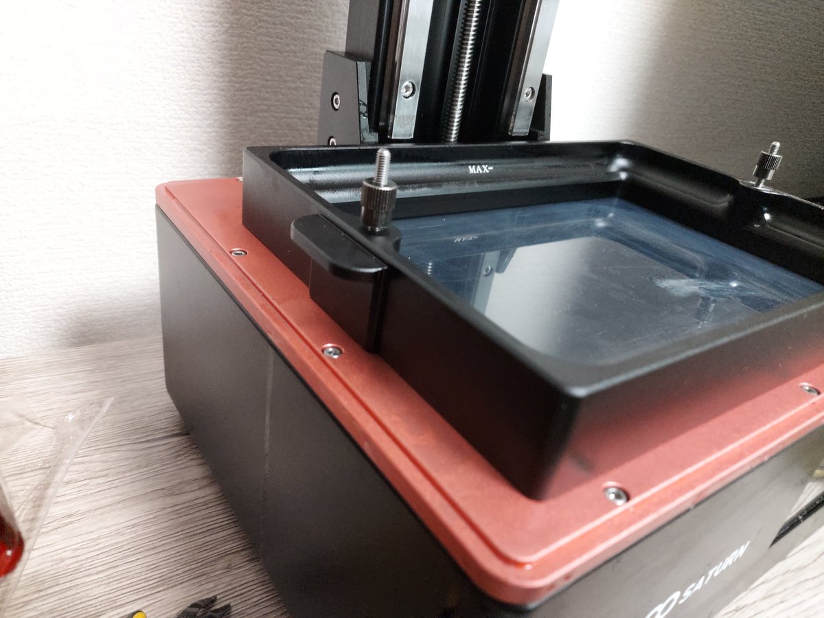 ELEGOO Saturnのレジンタンクの取り付け方法を改造！
だいぶ使いやすくなった
#ELEGOO