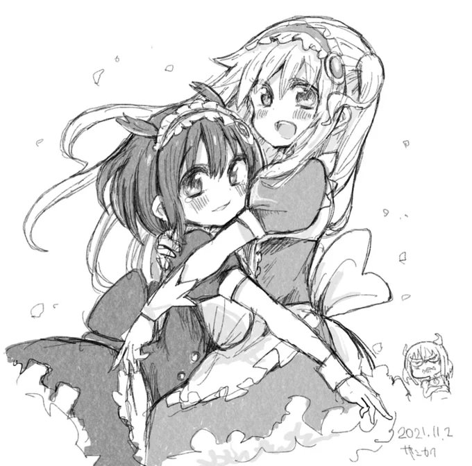 メイドさんとメイドさん('^ω^`) 