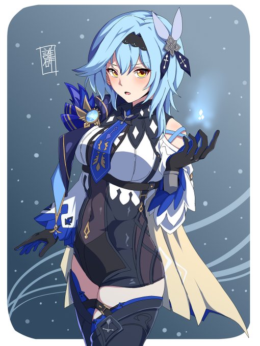 エウルアさん完成。作画カロリー高すぎ
#原神 #Eula #GenshinImpact 