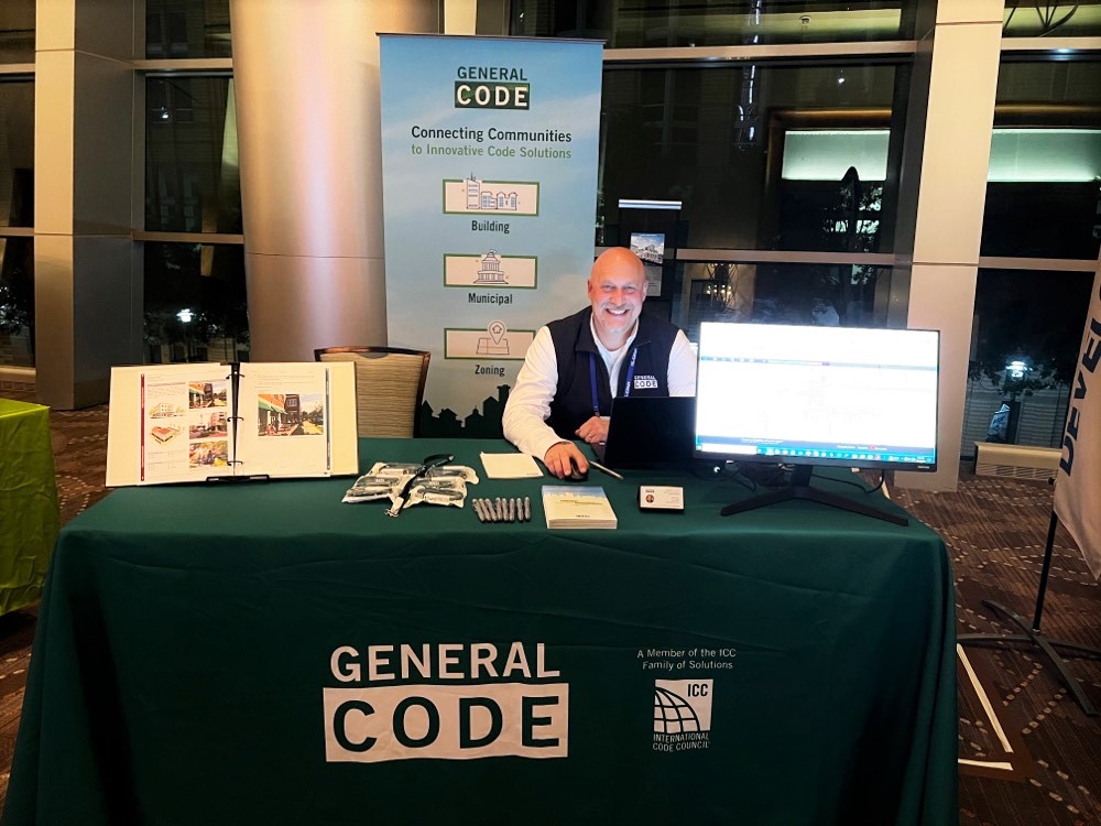 generalcode's tweet photo. Stop by General Code's booth at the APAC3*21 conference. Wayne is sharing info on how Texas municipalities are putting MapLink™ and Custom Local Building Codes to work for their communities. Check out more photos from Day 1 at https://t.co/Rvtxu0jSw4
#APAC3*21 @txplanning https://t.co/VnNDJEQ3wt