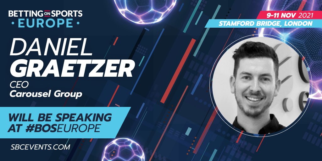 SBCGAMINGNEWS's tweet photo. Daniel Graetzer (CEO, Carousel Group) will be speaking at Betting on Sports Europe - Shaping the Future of Sports Betting in Europe.

Find out more about attending Betting on Sports Europe here: https://t.co/cAjQcnfZRl

#sbcevents #BOSEurope #igaming https://t.co/onqywo7OIt