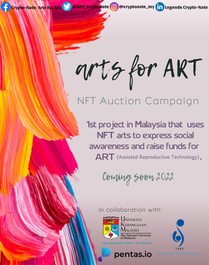 NFT_cryptonate's tweet photo. Legends NFT is proud to officially launch our 'arts for ART' campaign, which will commence from Nov until the end of Jan. 

#arts4ART #cryptonate #legendsnftfundraiser #nftcollector #nftcommunity https://t.co/aP5AAXnHx7