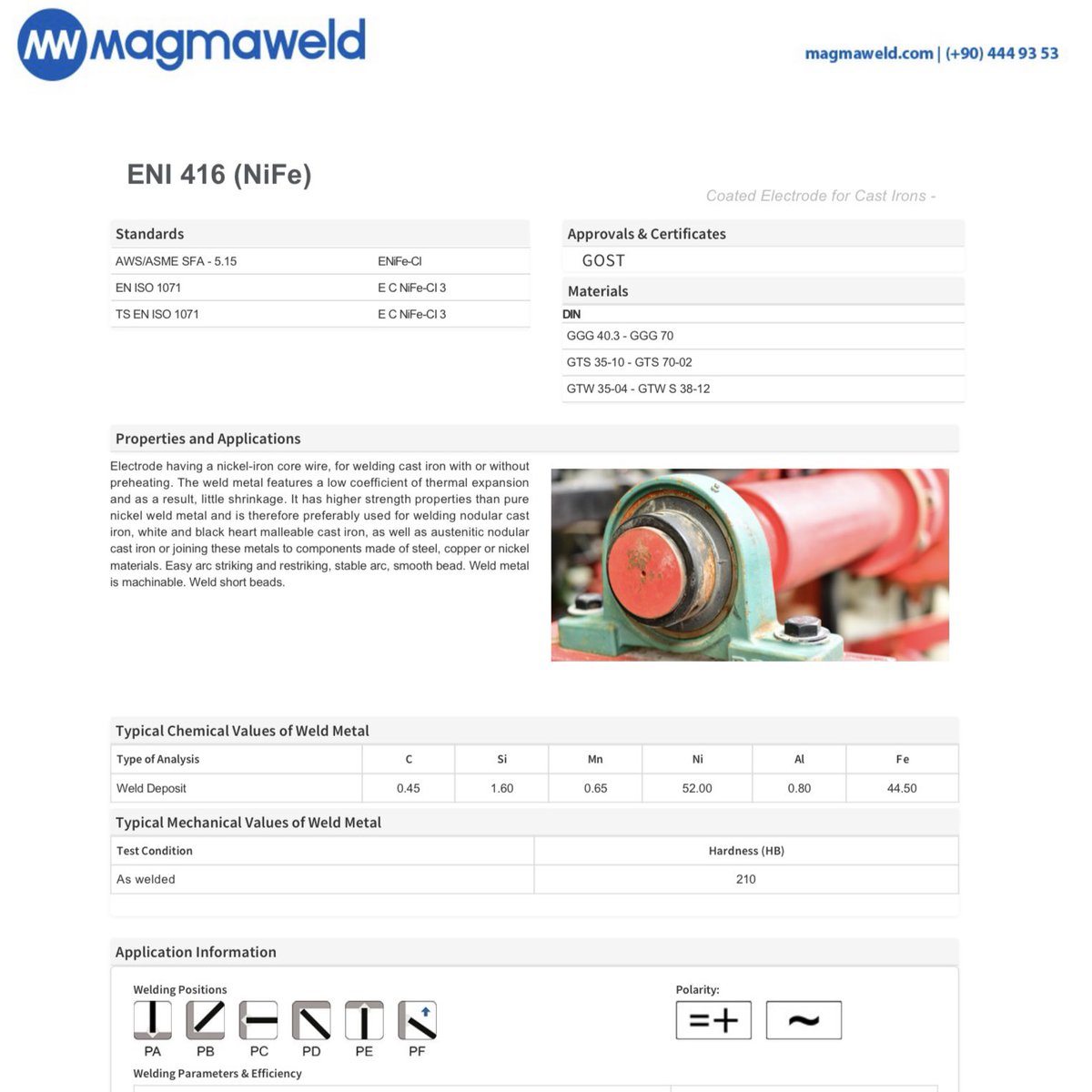 Parweldltd's tweet photo. Cast Iron Electrodes (Nickel alloy) offer a weld thats stronger which reduces stress & deceases the risk of cracking.
#Parweld #Magmaweld #StickWelder #Electrodes #Welding #Welder #ArcWeld #MMA https://t.co/9wsHKvWgDO