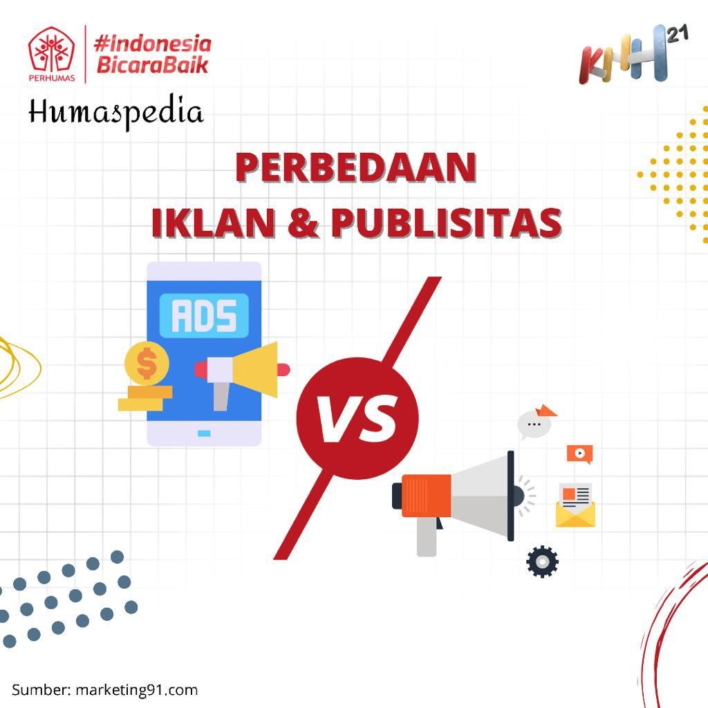 perhumasmuda's tweet photo. Hai, Sobat Humasππ»
Periklanan dan publisitas memiliki peranan yang sangat penting untuk menyampaikan informasi terkait perusahaan.
Kira-kira apa saja ya perbedaan keduanya? Yuk, simak informasi berikutπ©π»βπ»
#PERHUMAS #Humaspedia
#PERHUMASuntukIndonesia
#IndonesiaBicaraBaik https://t.co/MunGYqDYmQ