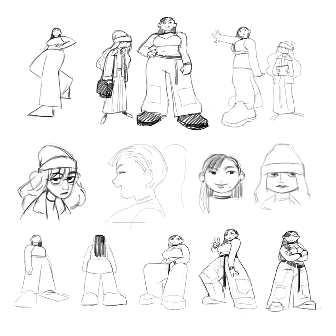 Some more development sketches 