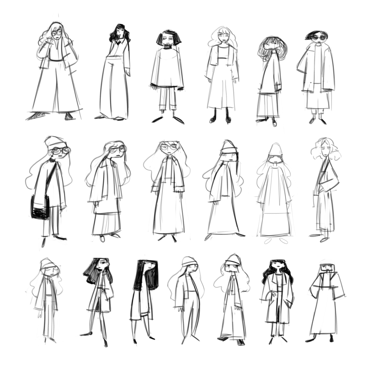 Some more development sketches 