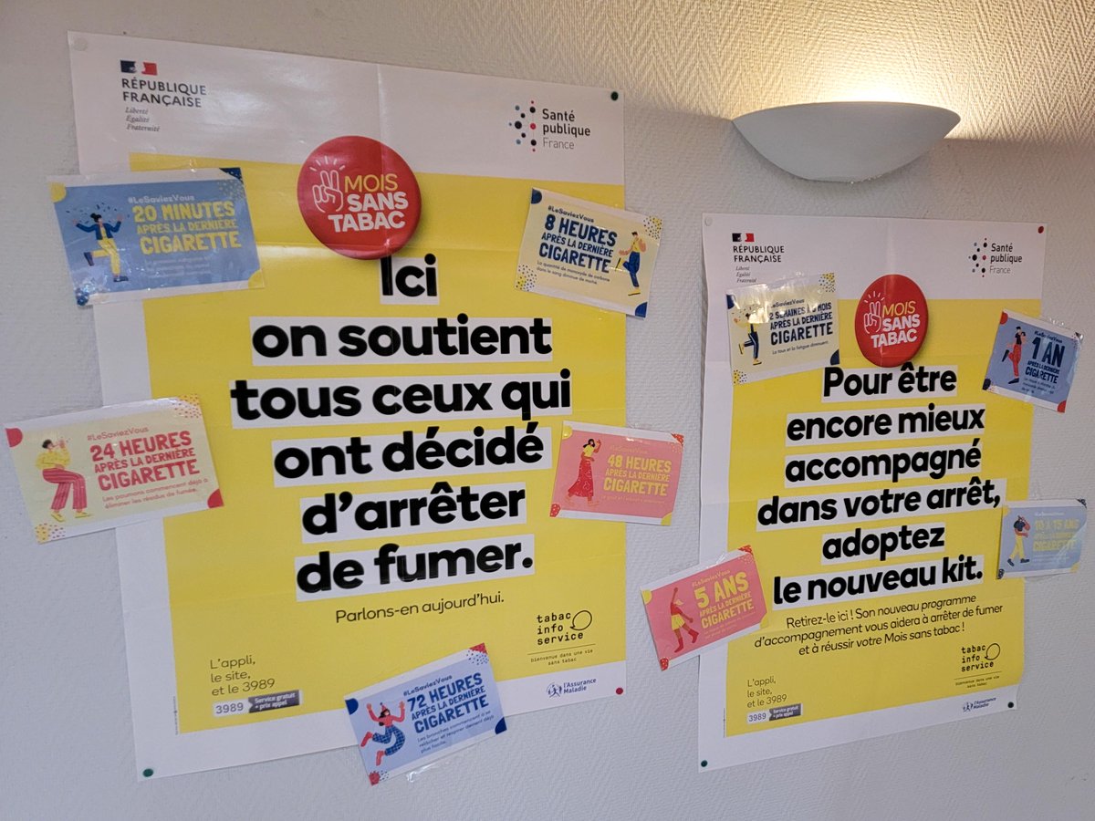 AISTBeziers's tweet photo. 🚭 Mois Sans Tabac 🚭

Participez au challenge en #Occitanie en vous inscrivant sur l'application Tabac info service :
https://t.co/3RwQaS9RCi

L'AIST Béziers se mobilise et vous accompagne en mettant en place une campagne d'affichage et une distribution de kits #MoisSansTabac. https://t.co/dU4XvMljTx