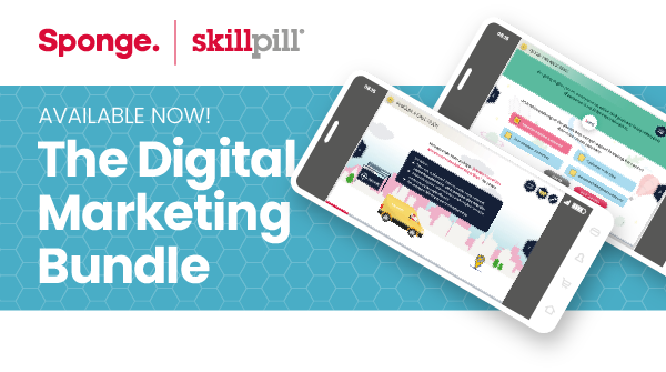 OUT NOW! Our #New Digital Literacy Skills - Digital Marketing Bundle from Sponge Robot face- an off-the-shelf course covering key digital marketing skills, all delivered in an exciting new learning modality, for deep and broad learning. Find out more here: hubs.li/H0-mJKZ0