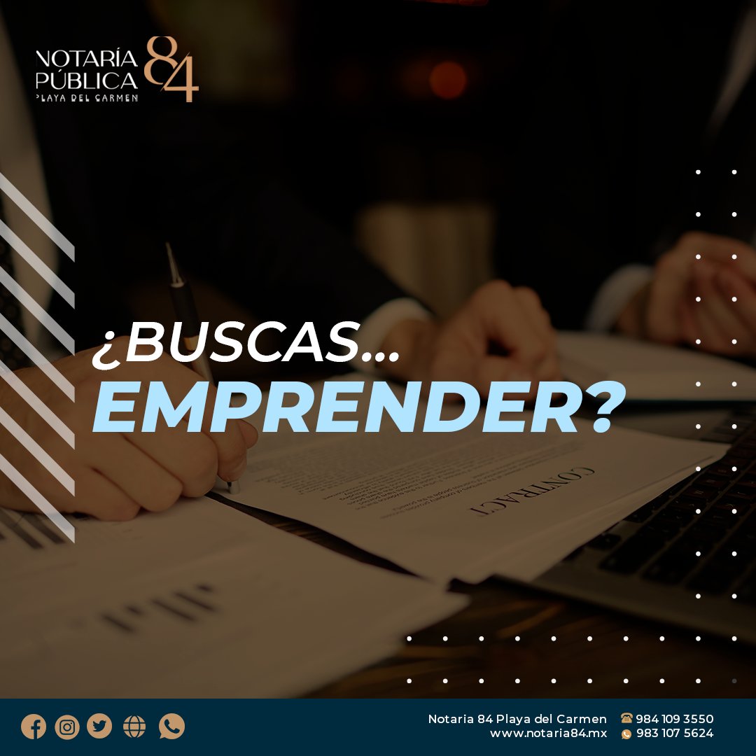 notaria84playa's tweet photo. 📝Un Notario es un apoyo importante para el empresario y para la evolución de la empresa, desde su constitución, crecimiento y desarrollo.

¡Asesórate con nosotros!
📞 Oficina: 984 109 3550
 📲: WhatsApp: 983 107 5624

#Notaria84 #PlayaDelCarmen #NotariaPlaya #ServiciosNotariales https://t.co/KsKK2tSQPO