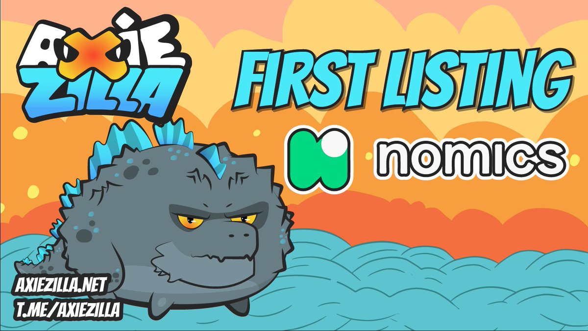 AxieZilla's tweet photo. We just got listed on Nomics !!! 

https://t.co/ptmkKpDQen

#BNB #BSC #Binance #AxieInfinity #AxieZilla https://t.co/aJz84IzWlL