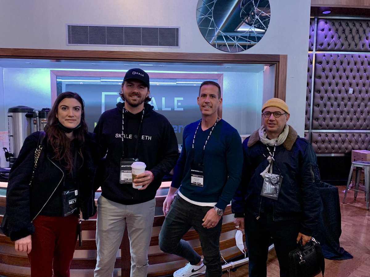 SkaleNetwork's tweet photo. Excited for @NFT_NYC event. Come see the happenings, and there are not just one ( @solydaria ) but projects going live (second coming) !! $SKl $eth #blockchain #CryptocurrencyNews #crypto #NFT #NFTNYC2021 https://t.co/4WEf41aUhB