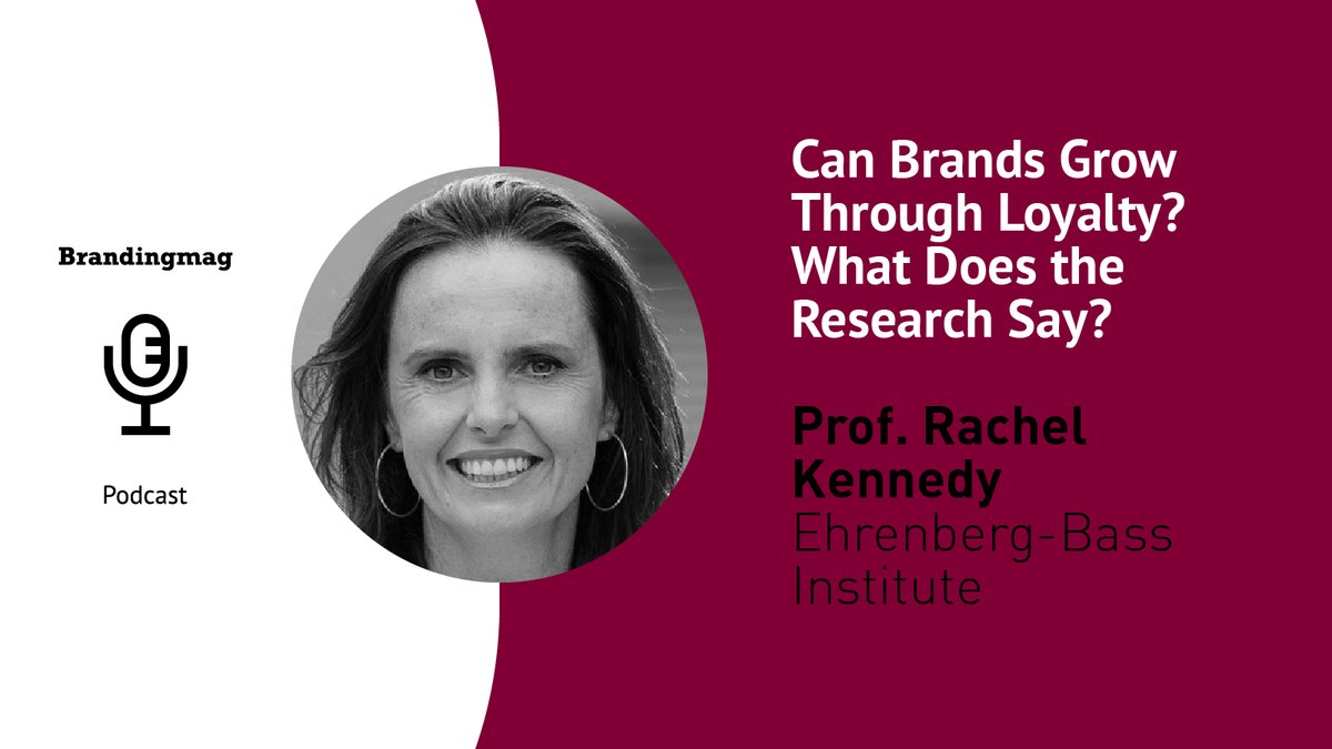Check out the latest episode of our Branding over Wine where Martin Schiere and <a href="/dr_rkennedy/">Rachel Kennedy</a> from <a href="/EhrenbergBass/">Ehrenberg-Bass</a> talk about what happens when brands big or small decide to stop #advertising, how much #loyalty accounts for #brandgrowth, and so much more 🎧 buff.ly/3bAZYK5