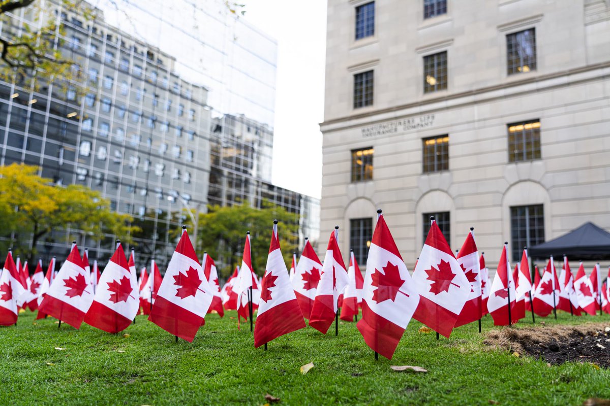 .<a href="/Manulife/">Manulife</a> to display more than 12,000 Canadian Flags to remember our fallen heroes. Reporters interested in covering this display - please contact jessica_tyler@manulife.com #ManulifeRemembers newswire.ca/news-releases/…