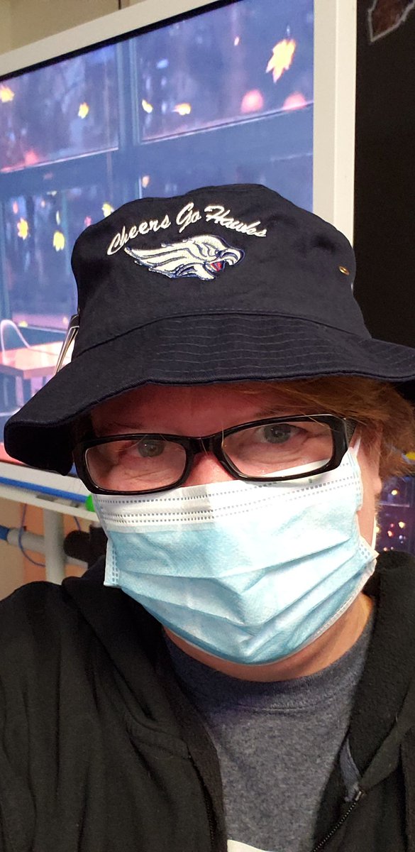 Cathy403's tweet photo. Got my new @JacobHespeler #bucket_hat today! #CheersGoHawks #loveit #bleedblue https://t.co/5oNma6S79C