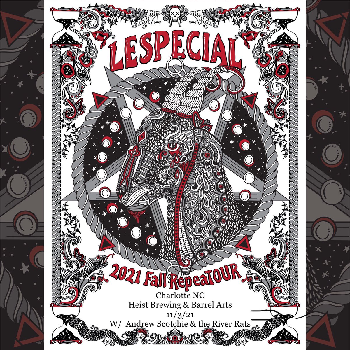 #CharlotteNC !! We are coming back! See you tomorrow 11/3 at Heist Brewing &amp; Barrel Arts! We can’t wait to open for <a href="/lespecialmusic/">lespecial</a> 🤘