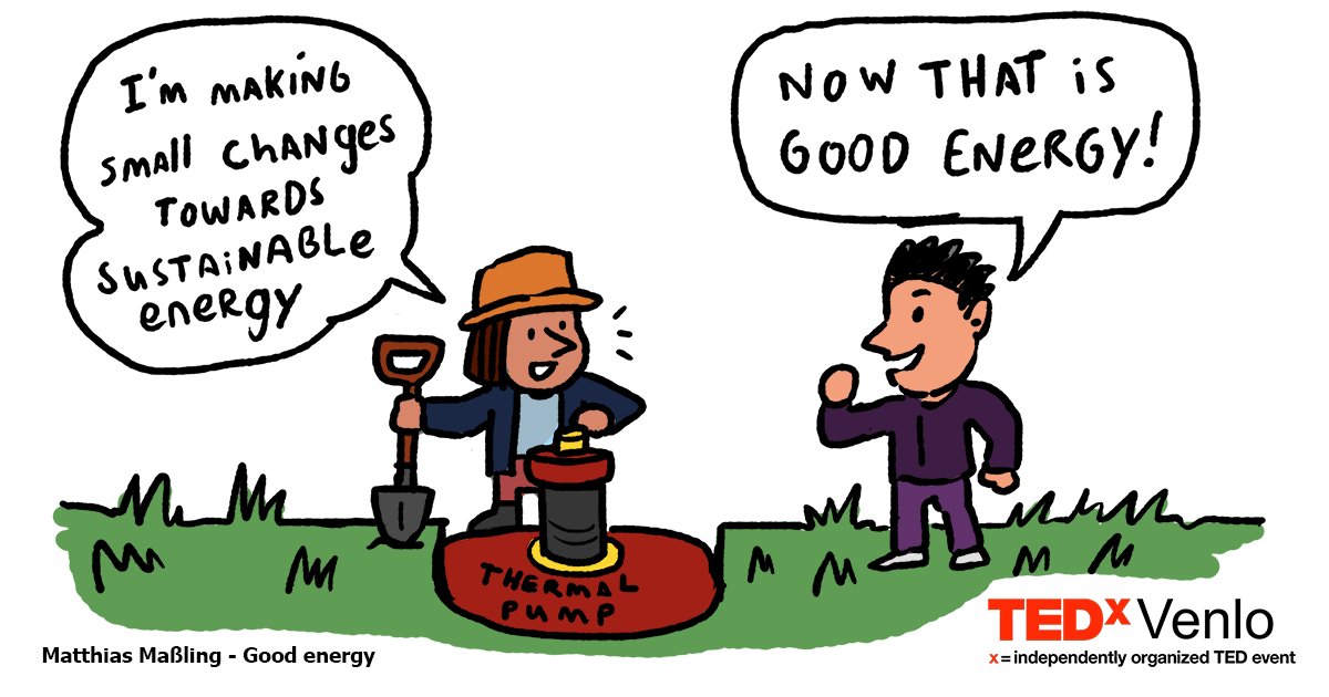 Small changes for good energy ⚡️
#TEDxVenlo