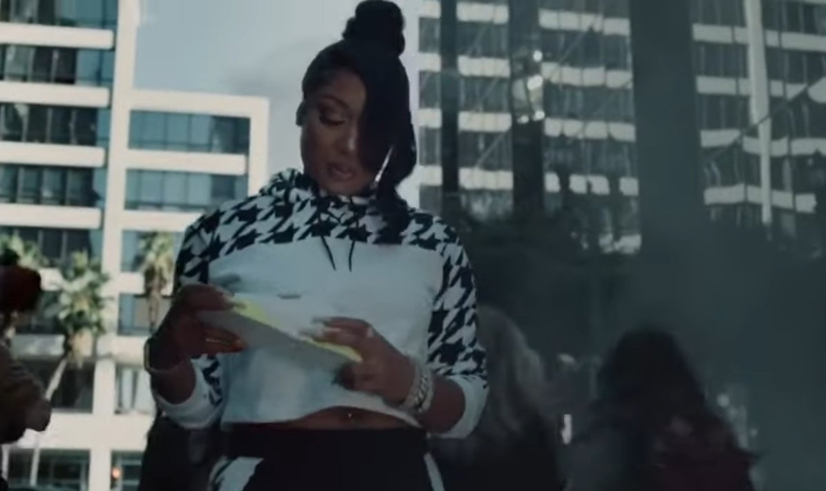 BucksterSen's tweet photo. Fun fact : Juice WRLD was in a Foot Locker commercial in 2019 including DaBaby, Megan Thee Stalion and more... https://t.co/P7hFXwbWZJ