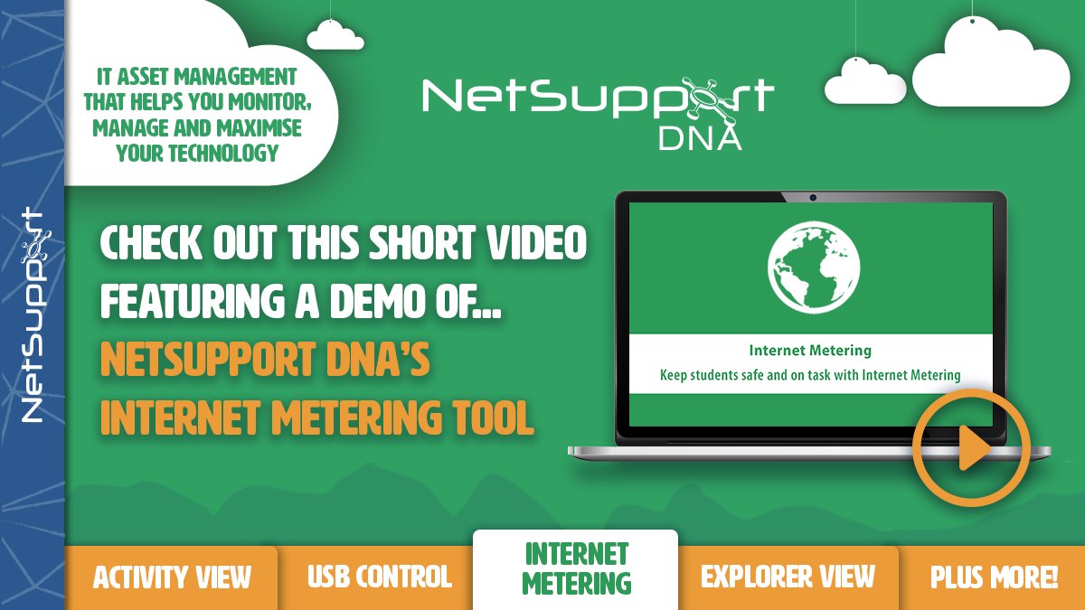 NetSupport_Corp's tweet image. Watch a quick clip from NetSupport DNA to see how easy it is to manage your organisation’s internet use with lists of approved and restricted websites and/or sub-URLs... mvnt.us/m1263823 #ITAM #InternetMetering #ITManagement