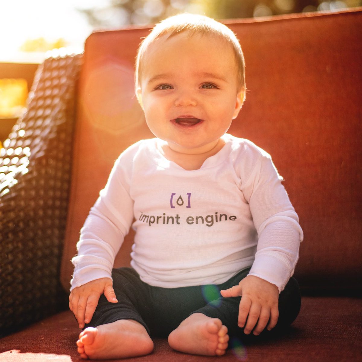 imprintengine's tweet image. You didn't think we forgot about the kids swag with our new logo did you? Please.

p.s. we do company swag for all ages from babies to adults, even pets!