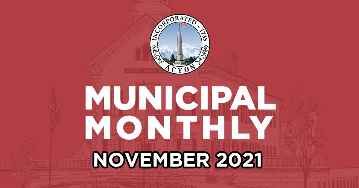 Town of Acton, MA on Twitter "The November edition of MunicipalMonthly is available now. Read