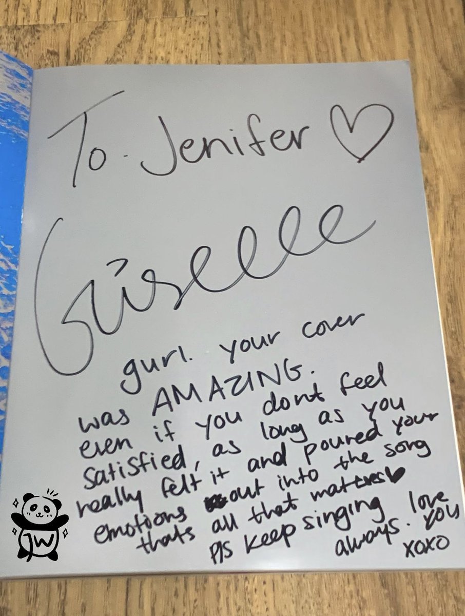 97bedanasib's tweet photo. Giselle.... i have no words. I.... never thought you will write these words for me... 😭😭

What did I do to deserve you? I’m literally crying. I’m more than touched..... I will keep these beautiful words from you in my heart and mind forever 😭😭 thank you so much 😭💖 https://t.co/4GN6cHsPiz