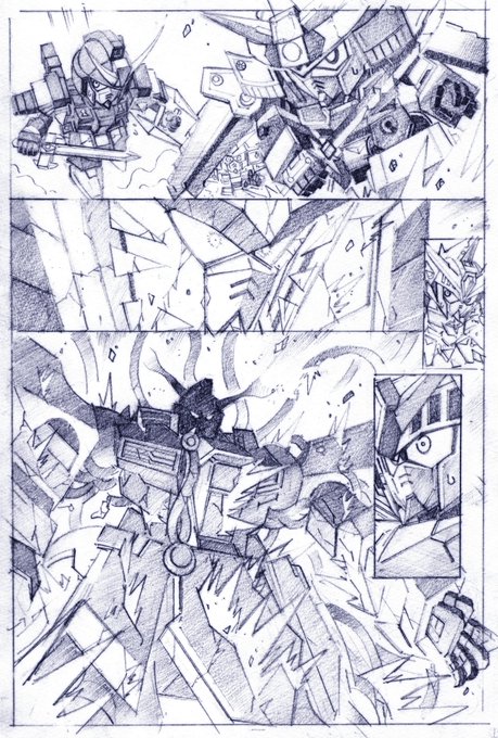 気分転換にエスディーGUNDAMラクガキ 