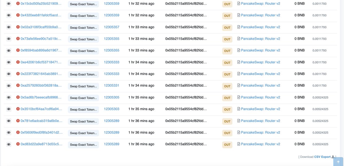 DinaProtocol's tweet image. We will give a solution as soon as possible, but please take a look at the following links and pictures first.
👇👇👇
bscscan.com/address/0x05B2…