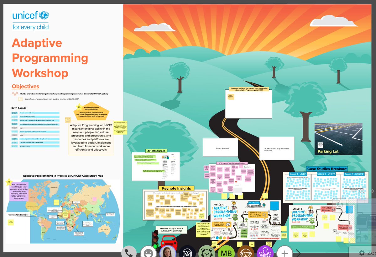 Today we're facilitating an internal workshop on Adaptive Programming for <a href="/UNICEF/">UNICEF</a>! It's a treat to collaborate with some of our favorite people <a href="/benramalingam/">Ben Ramalingam</a> @staceyjoanyoung <a href="/Katherine_Haugh/">Katherine Haugh</a> <a href="/AlbrightKerry/">Kerry Albright</a>