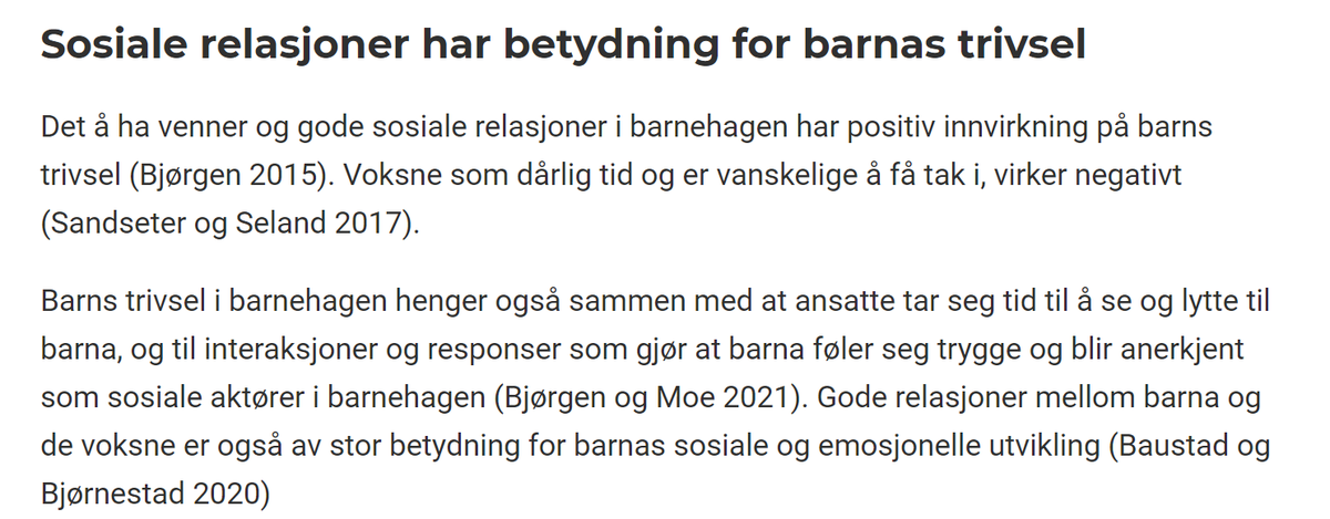 gisle_r's tweet photo. Men @Udir da, gått litt fort i svingene? Vi har vel sluttet å omtale personalet i barnehagen som "voksen"? (utdanningspeilet 2021) https://t.co/PX0YQVcjOe