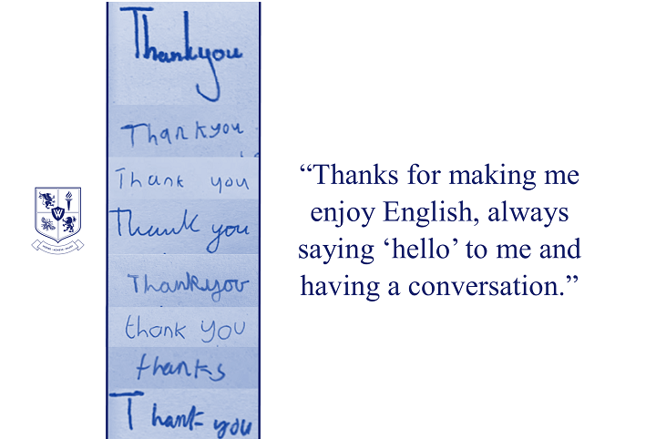 WellacreAcademy's tweet photo. At the end of the half-term, we invited Lowry students to write to Wellacre staff and give special thanks for all they do.
We're proud to share Lowry students' words of recognition and thanks!
#HalfTermHero #Lowry #ThankYou https://t.co/LKSIzjMQFD