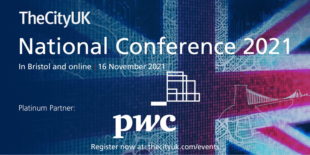 .<a href="/TheCityUK/">TheCityUK (inactive)</a> National Conference 2021 will cover issues such as innovation and transformation, levelling-up, securing a sustainable post-pandemic recovery, and making progress on enhancing diversity &amp; inclusion. Register now to attend: bit.ly/3CmlAph.