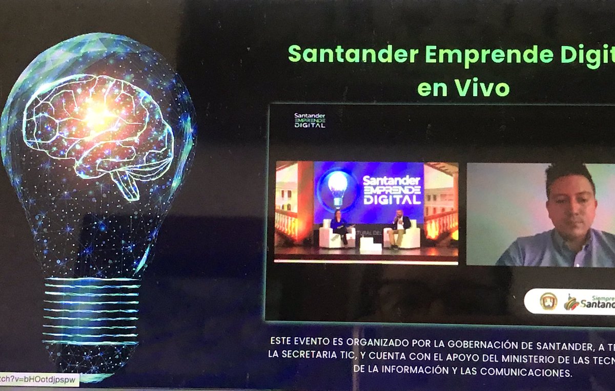 Mapaver's tweet photo. #hoy #EstaHora Participando de #SantanderEmprendeDigital organizado por @GobdeSantander @TICSantander @Unidades_UTS @INpulsaempresa con el apoyo de @MinTIC_responde https://t.co/V6JQieAZRw