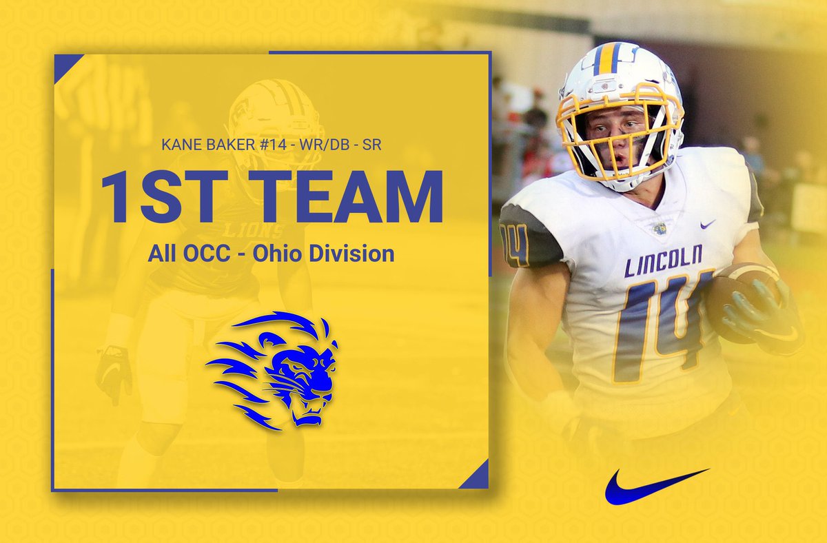 gahannafootball's tweet photo. Congratulations to our Lions for winning All-OCC Honors!  #WeAreLions https://t.co/VDripJgCR2
