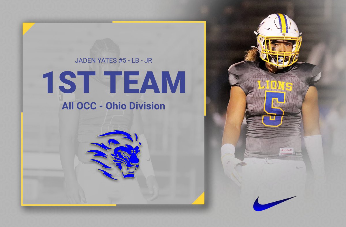 gahannafootball's tweet photo. Congratulations to our Lions for winning All-OCC Honors!  #WeAreLions https://t.co/VDripJgCR2