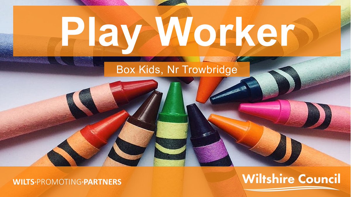 The position includes supervising the children aged 3-11 years and ensuring their safety at all times, engaging with them in aspects of play and conversation and setting up activities for children to optionally take part in:

jobs.wiltshire.gov.uk/details#!/refe…

#WiltshireJobs