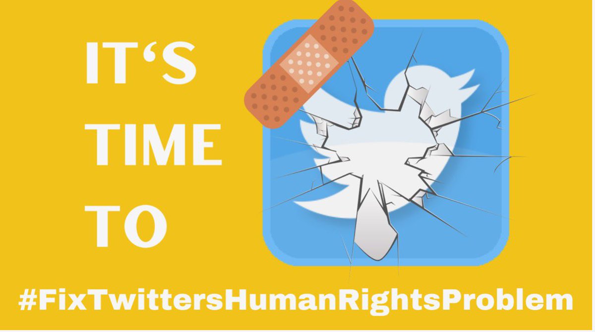 The cost for advocating for #humanrights should not be being blocked from Twitter at the request of autocrats censoring dissent around the globe. We’re calling on Twitter to #ProtectRespectRemedy human rights fights, not censor them. #FixTwittersHumanRightsPorblem <a href="/UNHumanRights/">UN Human Rights</a>
