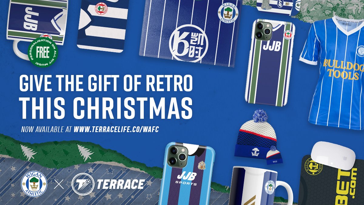 Wigan fans! Let's go retro this Christmas with our extensive <a href="/LaticsOfficial/">Wigan Athletic</a> range at terracelife.co/WAFC!

Retweet, you could bag xmas bundles in the build up! #wafc