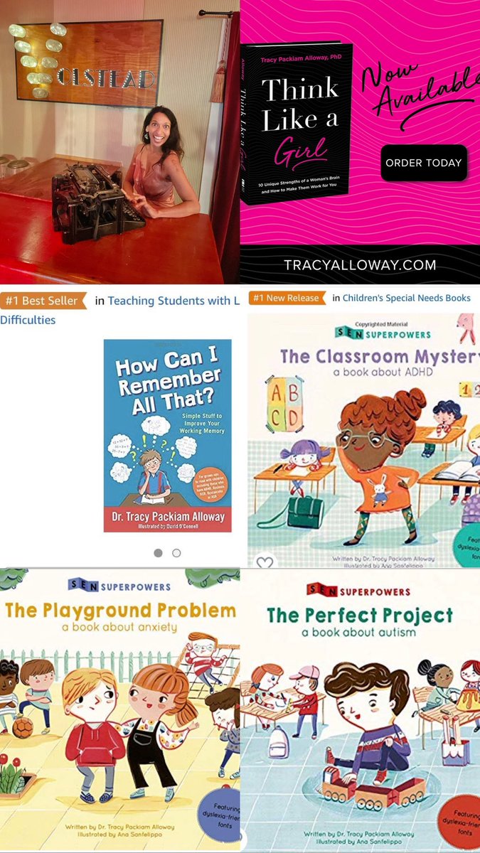 DrTracyPackiam's tweet photo. It’s #NationalAuthorsDay TY so much for supporting my #books #ThinkLikeAGirl #ChildrensBooks 
#psychology #adhd #autism #anxiety #workingmemory https://t.co/FBFPsF7y81