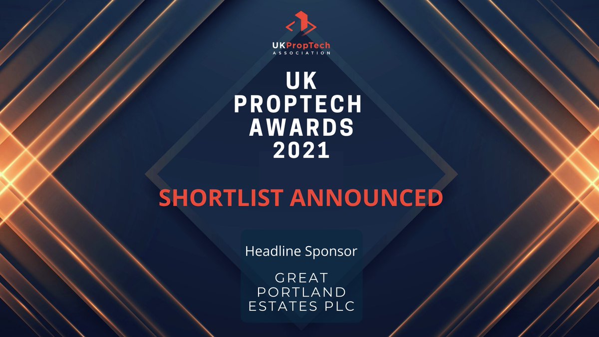 UKProptech's tweet photo. 🏆SHORTLIST ANNOUNCED!
Thank you to everyone that nominated for the #UKPropTechAwards2021, sponsored by @GPE_plc! Congratulations to all that were shortlisted!
Check out the shortlist> https://t.co/4u2WYOUTt7
🎉Winner announced on 18th Nov, purchase your tickets today! https://t.co/k3fpAGSLVI