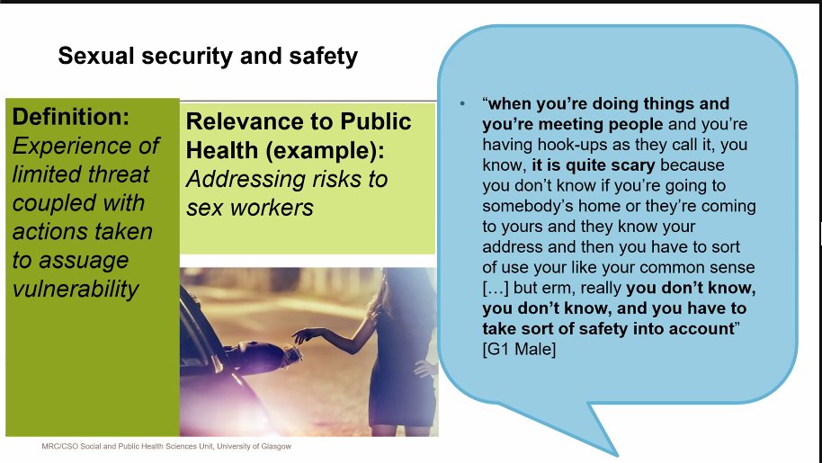 TheIASR's tweet photo. Interviews with 40 young people suggest 7 dimensions in sexual wellbeing:
1.Sexual security &amp; safety
2.Sexual comfort
3.Sexual self-determination
4.Sexual respect 
5.Sexual self-esteem
6.Sexual resilience
7. Sexual forgiveness

@KMitchinGlasgow #IASRwebinar #sexualhealth https://t.co/SQjiacj71P