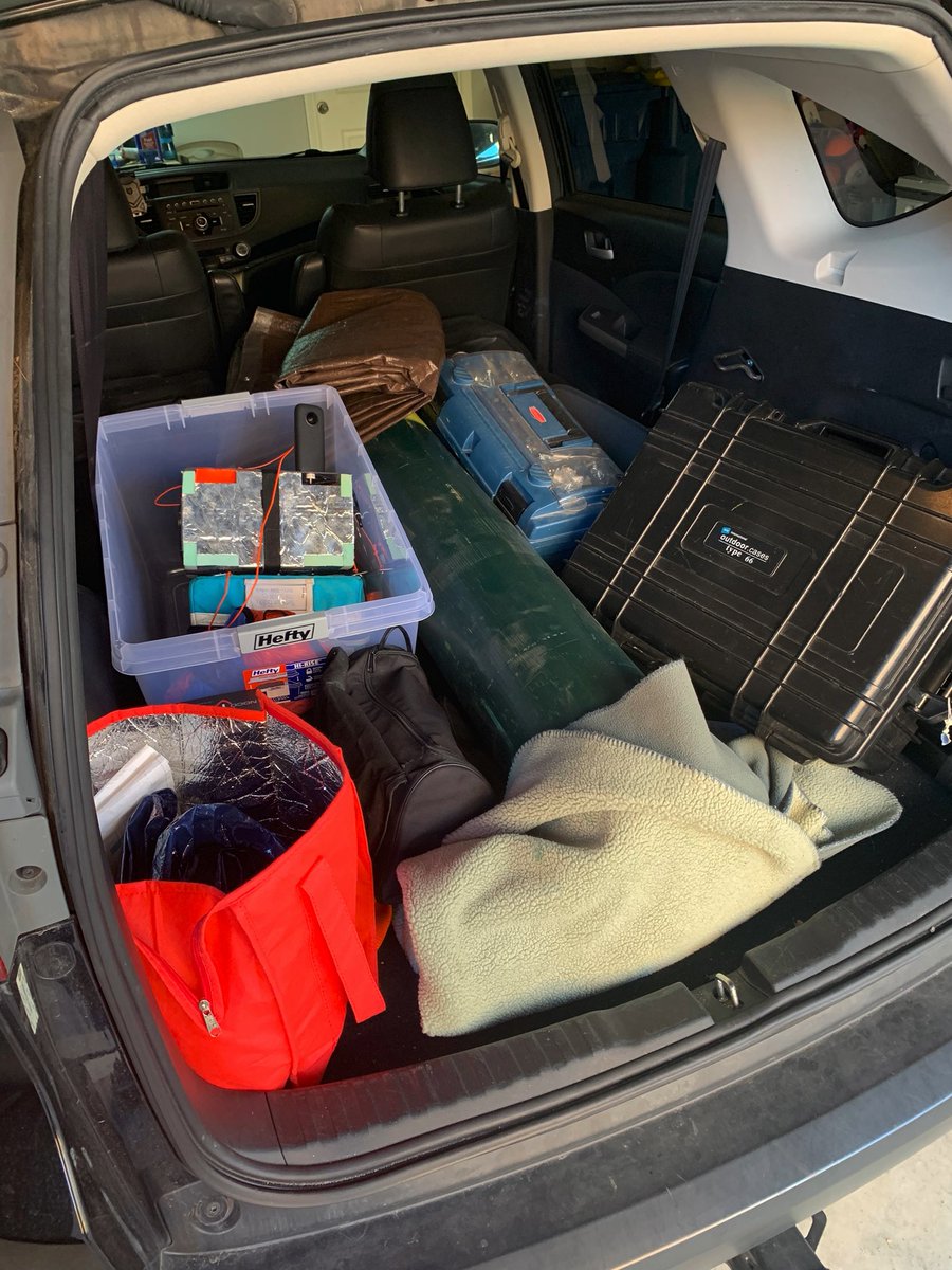 Ready for today’s StratoStar High-Altitude Balloon launch!!! #stratostar0455