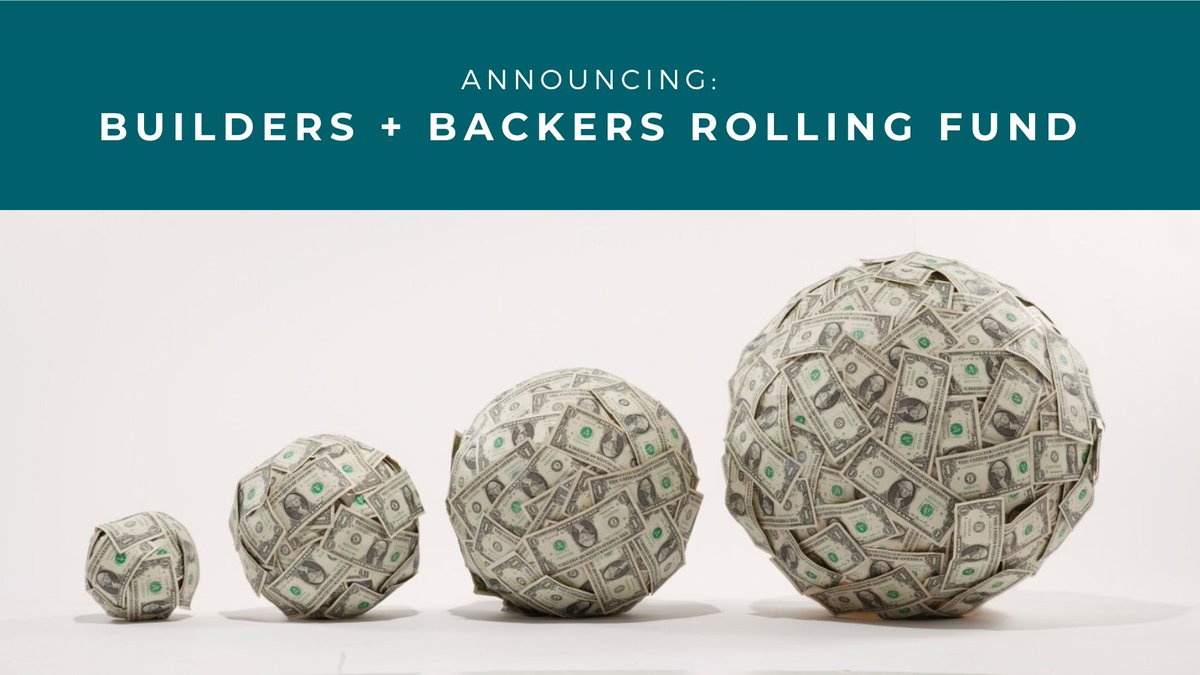 buildersbackers's tweet photo. We’re closing the 1st quarter of our #RollingFund. Our programs + our deep networks give us early visibility to awesome emerging #startups. As a top 25 female #seed #investor, @dharrisindc knows how to spot the winners. Learn how to invest w/ us here: https://t.co/F2l7Q88EXk https://t.co/Dwk086f8CZ