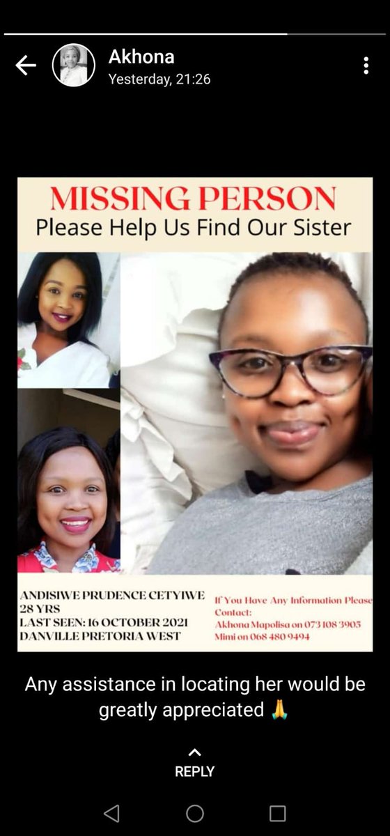 nkatekohumana's tweet photo. Help find missing person https://t.co/bEJHn5qeVx