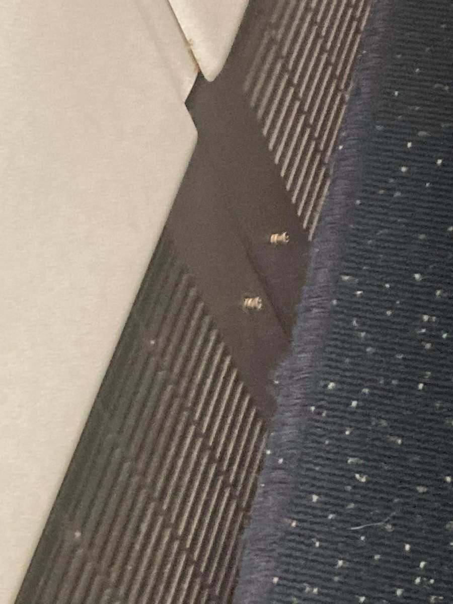 anderte188's tweet photo. Everyone should fly #Delta.  They can charge you over 20k for an international ticket and then award you a measly 75k miles as a Diamond status holder.  Plus you can fly on an aircraft that is falling  apart inside.  I hope the rivet mechanics aren't the same as the screwdrivers https://t.co/4wLZ1K0E0o