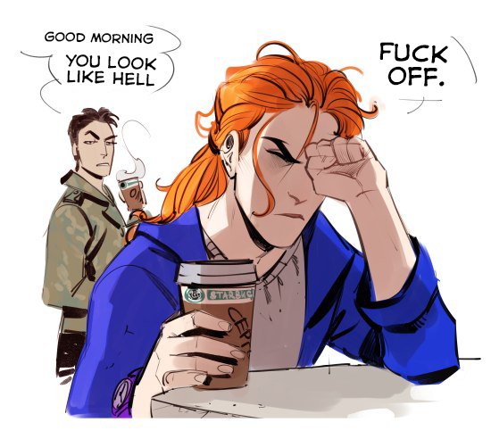 “You can't get one without the other, Sergey Razumovsky and Oleg Volkov. They are the confirmation of the tale about the dog who run behind his moon until death”

— teen au