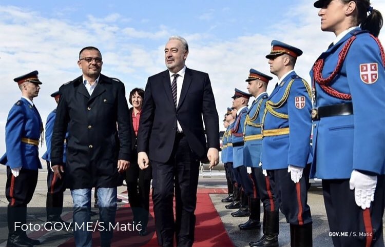 BozoPrelevic's tweet photo. Predlažem premijeru Crne Gore gospodinu Krivokapiću @profKrivokapic da u uzvratnoj poseti delegaciju Srbije dočeka Mima Karadžić u kupaćim gaćama. https://t.co/fs6JnKPrvl