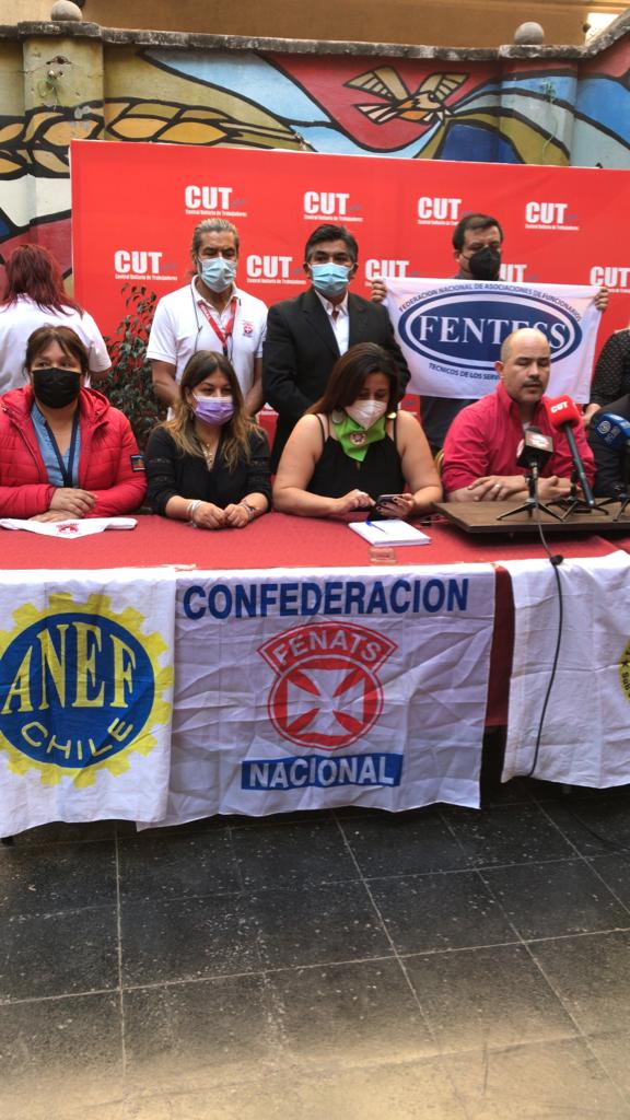 #CONFEDEPRUS como representante profesionales de la Salud en MSP CUT Chile a esta hora haciendo un llamado al gobierno a atender demandas de pliego de peticiones negociación 2022 y a estar atentas y atentos a movilizaciones de trabajadoras y trabajadores.

facebook.com/cut.chile/vide…